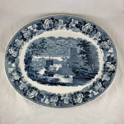 Josiah Wedgwood Pembroke Castle Transferware Platter